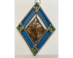 Stained Glass Rhombus II by Danish Bashir