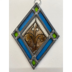 Stained Glass Rhombus II by Danish Bashir