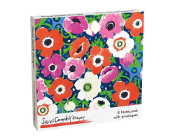 Sarah Campbell Floral Textile Designs Notecard Set