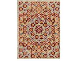 The Rosette Garden (Print) A1 by Marzieh Kaviani