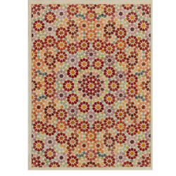 The Rosette Garden (Print) A1 by Marzieh Kaviani