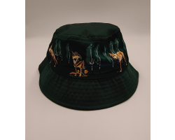 Petjes Child Bucket Hat Wolf Green