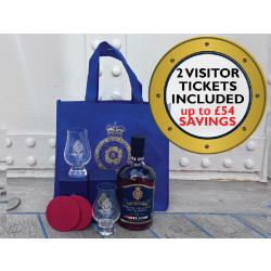 HMY Britannia Whisky Hamper with Two Admissions Tickets