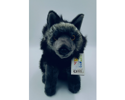 Petjes Black Wolf Sitting 29cm