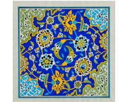 Islimi (Print) (20x20cm) by Marzieh Kaviani