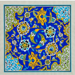Islimi (Print) (20x20cm) by Marzieh Kaviani