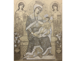 Cartoon for the Icon of the Maesta