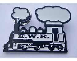 EWR Black&White Pin Badge