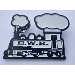 EWR Black&White Pin Badge