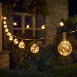 PROMO! Plug-In 10 Firefly Festoon Lights - Warm White