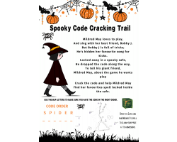 Children's Halloween Trail (included in children's activity bags)