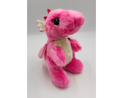 Petjes Glitter Eyes Pink Dragon 20cm