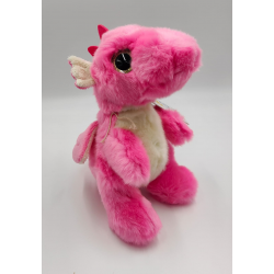 Petjes Glitter Eyes Pink Dragon 20cm