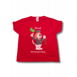 Red Brunel T Shirt 5-6 years