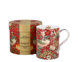 Red Strawberry Thief Mug