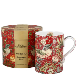 Red Strawberry Thief Mug