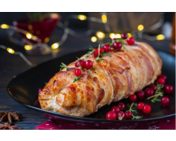 Stuffed Turkey Breast Wrapped in Bacon Large  Approx 6 kg