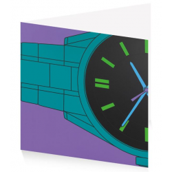 Michael Craig-Martin 'Watch' Greetings Card