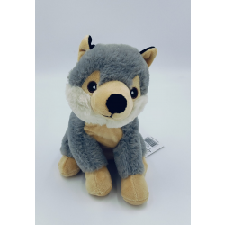 Petjes Ecombacks Grey Wolf Sitting 20cm