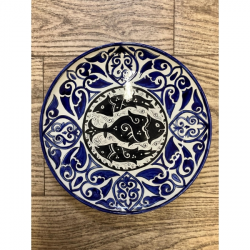 Plate with Three Fish