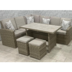 PRE-ORDER! Wentworth Weave Rattan 7 Seat Set