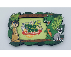 Hoo Zoo & Dinosaur World Wooden Magnet