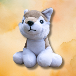 Mini Zappi Plush Wolf