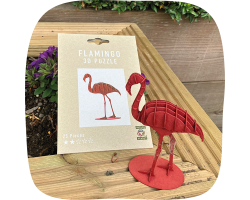 3D Puzzle - Flamingo