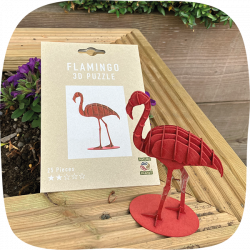 3D Puzzle - Flamingo