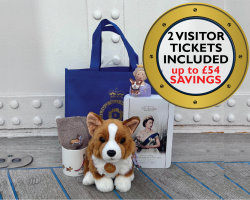 Queen and Corgi Hamper with Two Admissions Tickets