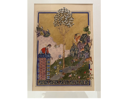 Roudabeh & Zaal from Shahnameh Persian miniature by Sue Mansfield