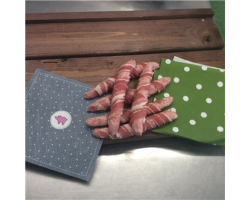 Chippolatas Wrapped in Bacon x 6 Approx 350g)