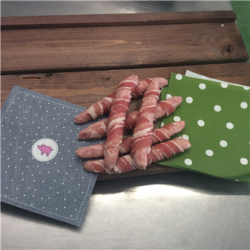 Chippolatas Wrapped in Bacon x 6 Approx 350g)