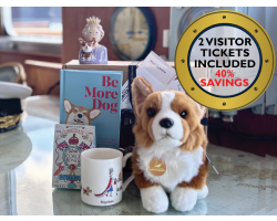 Royal Corgi Hamper with Two Admissions Tickets