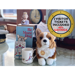 Royal Corgi Hamper with Two Admissions Tickets