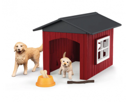 Schleich Kennel With Golden Retrievers
