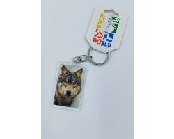 Petjes 3D Keychain Wolf