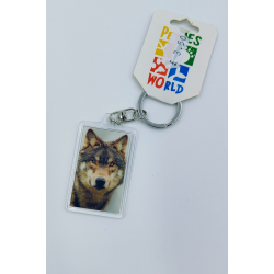 Petjes 3D Keychain Wolf