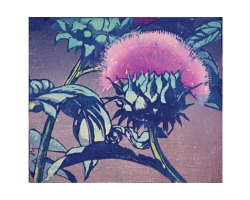 Artichoke greetings card