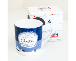 Chester at Christmas Mug