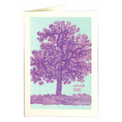 English Oak greetings card