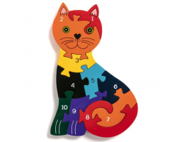 Number Jigsaw Puzzle - Cat