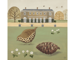 Pecking at the Palace greetings card