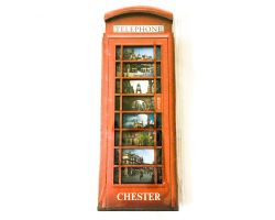 Chester Wooden Phone Box Magnet