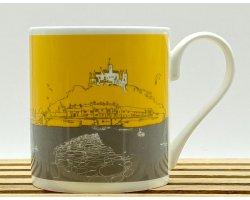 St Michael's Mount Architectural Mug in Yellow