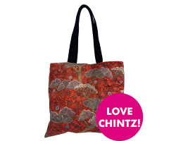 Tote Bag Chintz Morning Gown
