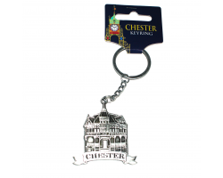 Chester Rows Metal Keyring