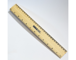 NMA 30cm Wooden Ruler