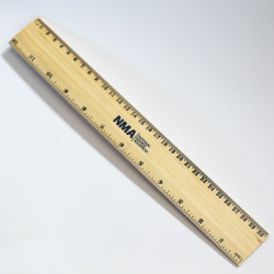 NMA 30cm Wooden Ruler