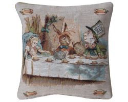 Alice in Wonderland Tea Party Cushion Cover